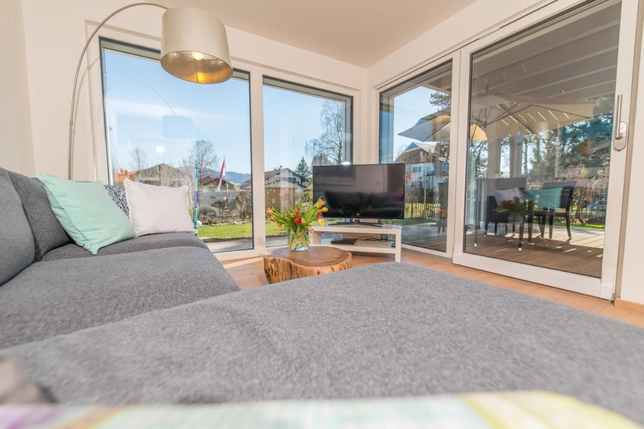 Helle Wohnung Mit Bergblick & Eigener Terrasse Bad Tölz Dış mekan fotoğraf