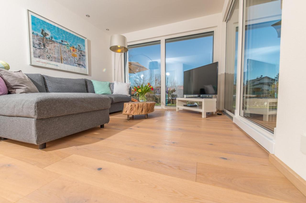 Helle Wohnung Mit Bergblick & Eigener Terrasse Bad Tölz Dış mekan fotoğraf