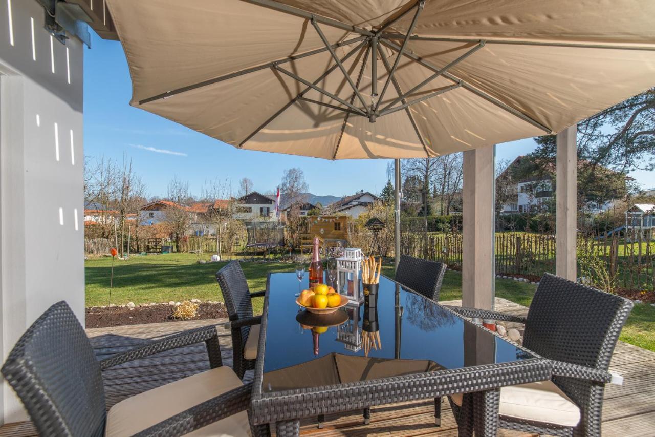 Helle Wohnung Mit Bergblick & Eigener Terrasse Bad Tölz Dış mekan fotoğraf