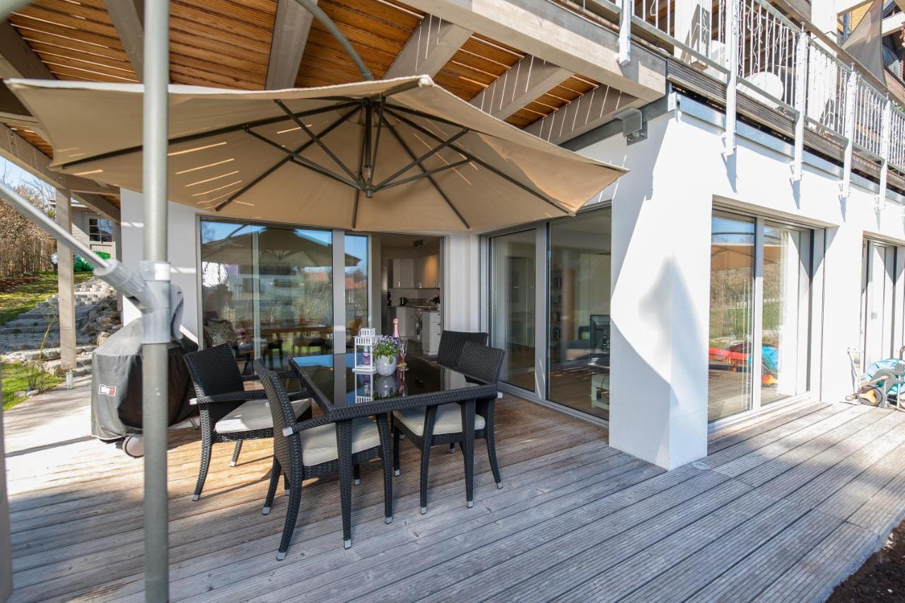 Helle Wohnung Mit Bergblick & Eigener Terrasse Bad Tölz Dış mekan fotoğraf
